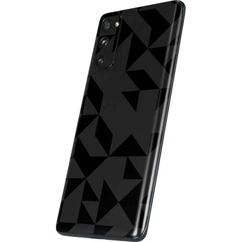 Black Geometric Galaxy S20 Fan Edition Skin